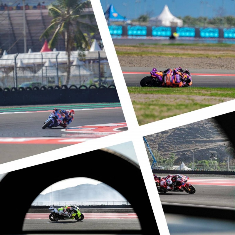 Foto Ragam Aksi Para Pembalap Moto2, Moto3 dan MotoGP di Sirkuit Mandalika pada Jumat (27/9/2024) saat Sesi Free Practice dan Practice 1 (Sumber: ITDC) Foto Ragam Aksi Para Pembalap Moto2, Moto3 dan MotoGP di Sirkuit Mandalika pada Jumat (27/9/2024) saat Sesi Free Practice dan Practice 1 (Sumber: ITDC)